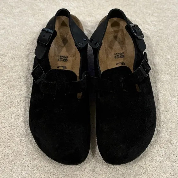 Birkenstock Tokyo II Suede Slides Size 38 / 7