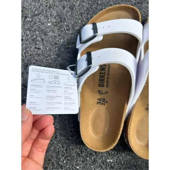 Birkenstock Women Men NEW Arizona Classic Cork Footbed 2-Strap Slides Sandal