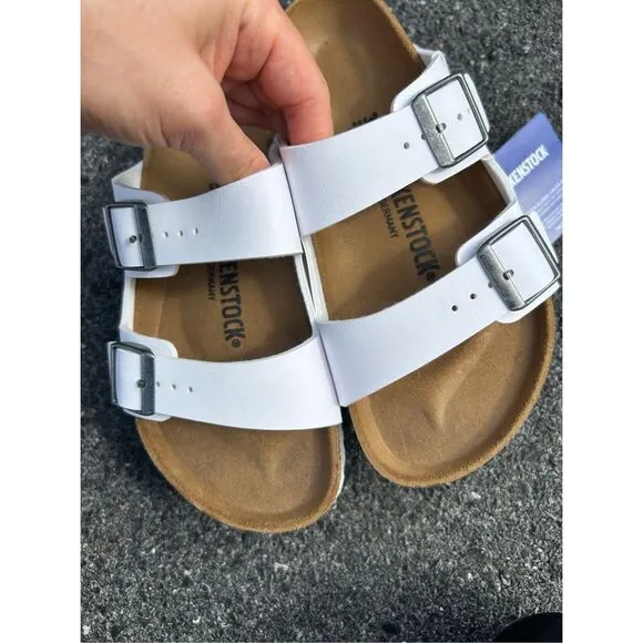 Birkenstock Women Men NEW Arizona Classic Cork Footbed 2-Strap Slides Sandal