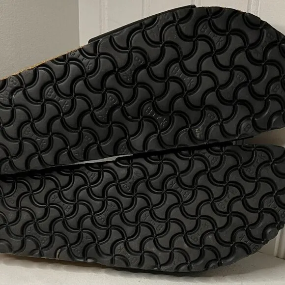 Birkenstock Womens Madrid Bs Black Slides EUR 41 (Narrow) (7752557)