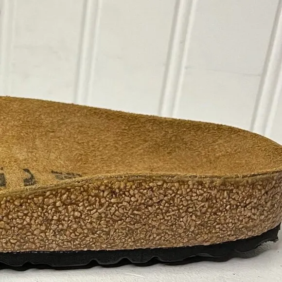 Birkenstock Womens Madrid Bs Black Slides EUR 41 (Narrow) (7752557)
