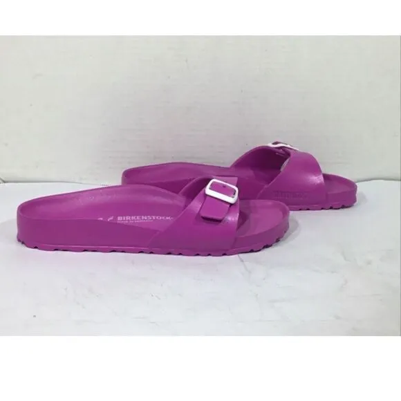 Birkenstock Womens Madrid EVA Pink Slides Sandals