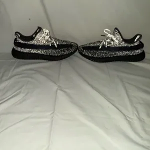 Black and White Knit Sneakers
