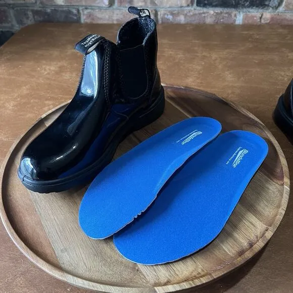 Blundstone 2255 Chelsea Boots Black Patent Leather Size 3 UK Womens 6