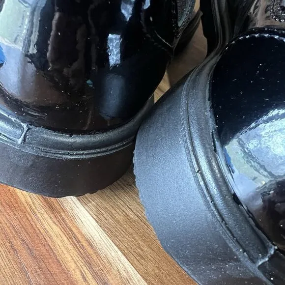 Blundstone 2255 Chelsea Boots Black Patent Leather Size 3 UK Womens 6