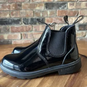 Blundstone 2255 Chelsea Boots Black Patent Shoes Leather Size 2 UK US 3.5