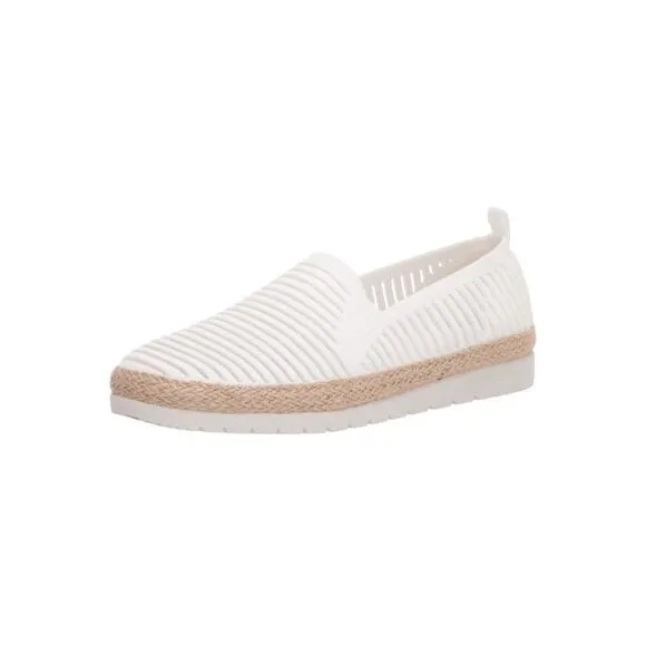 Bobs Skechers flexpadrille White iridescent sneakers slip-on size 8 B11
