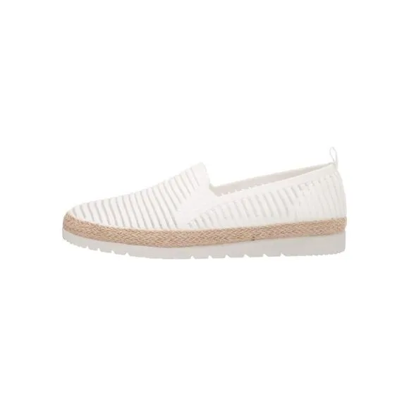 Bobs Skechers flexpadrille White iridescent sneakers slip-on size 8 B11