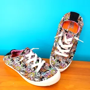 Bobs Skechers Shoes Womens 9.5 Marley Cat Pack Sneakers Memory Foam T54