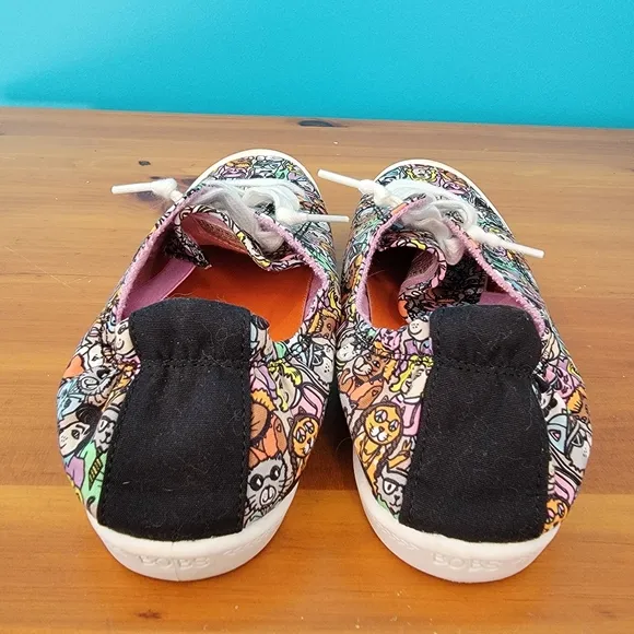 Bobs Skechers Shoes Womens 9.5 Marley Cat Pack Sneakers Memory Foam T54
