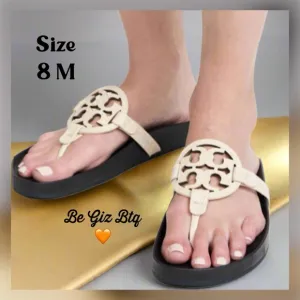 BOGO🆑BUY ONE-GET ONE 50%🆑AUTHENTIC TORY BURCH Sandals Size 8 at Final Price