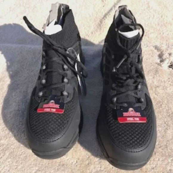 Boots . Steel Toe . Size: 7 . Slip Resistant . Breathable Knit . Comfort Insole