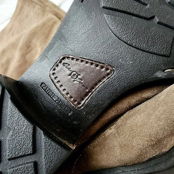 Born Crown Cady Suede Leather Over The Knee Tall Riding Boots