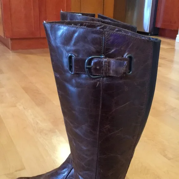 BORN CROWN Knee High Leather Ridding Boots