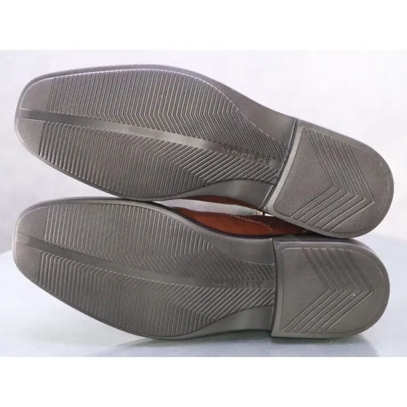 Bostonian Common Wealth Men's Dress Loafers Shoes Size 8 (W) Wide Leather EUC