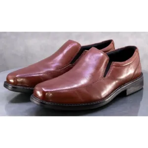Bostonian Common Wealth Men's Dress Loafers Shoes Size 8 (W) Wide Leather EUC