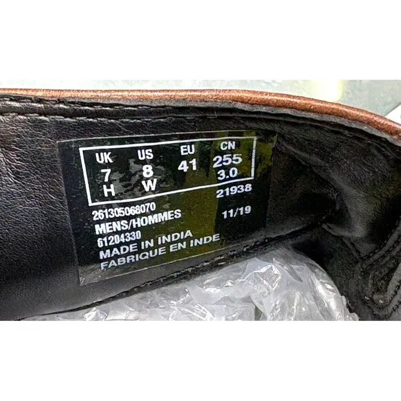 Bostonian Common Wealth Men's Dress Loafers Shoes Size 8 (W) Wide Leather EUC