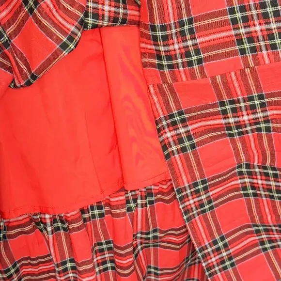 Boswell Tartan Plaid Yanis Button Up Midi Dress size small