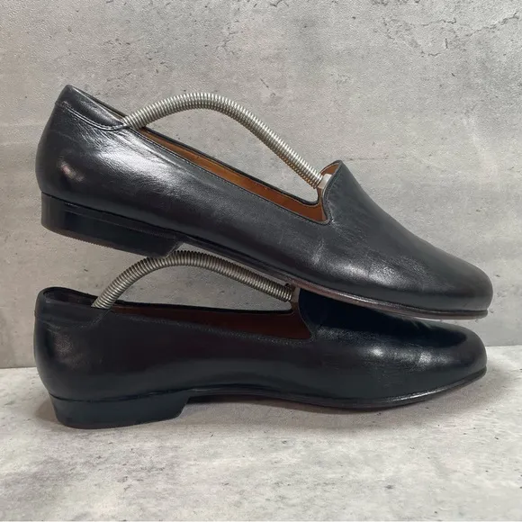 Bragano Made in Italy By Cole Haan Men's 10 M Black Low Vamp Formal‎ Loafers