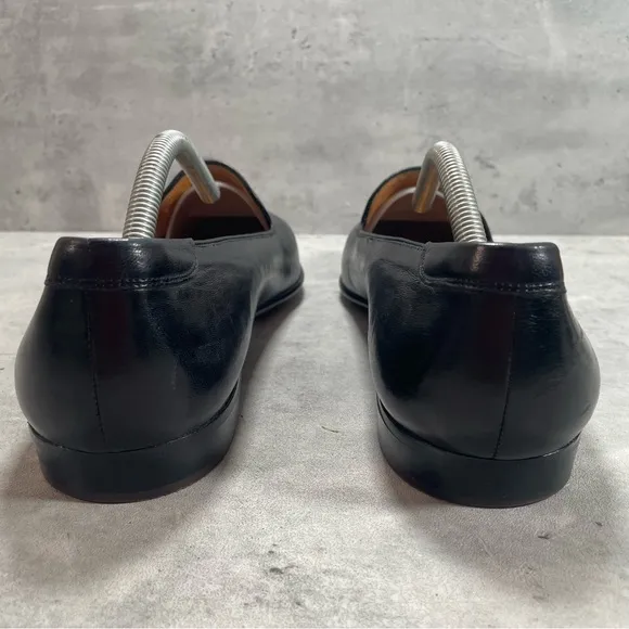Bragano Made in Italy By Cole Haan Men's 10 M Black Low Vamp Formal‎ Loafers
