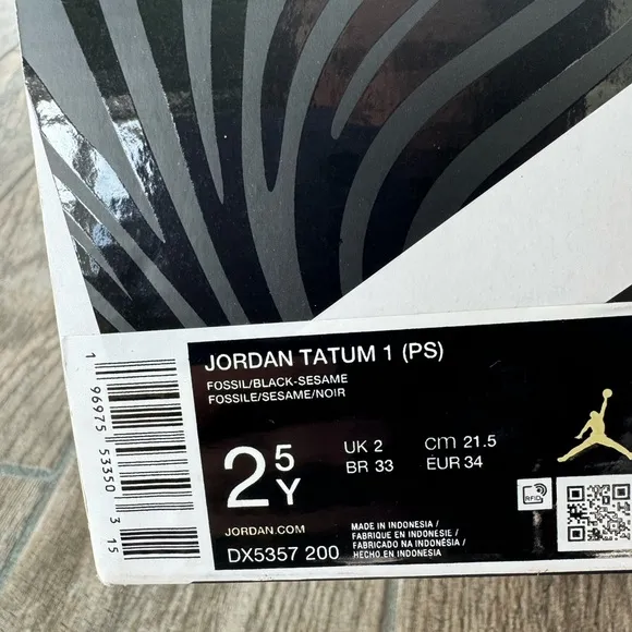 Brand New Jordan Tatum 1 Preschool Kids Sneakers“Tunnel Walk”