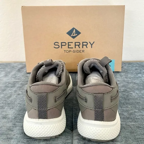 BRAND NEW - SPERRY Boat Water Walk Shoes Boys Kids SP-7 SEAS 3 GREY - Size 12.5