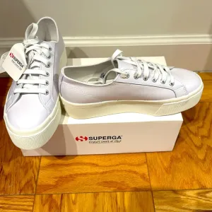 BRAND NEW Superga Nappa Platform Sneakers Size 8 1/2