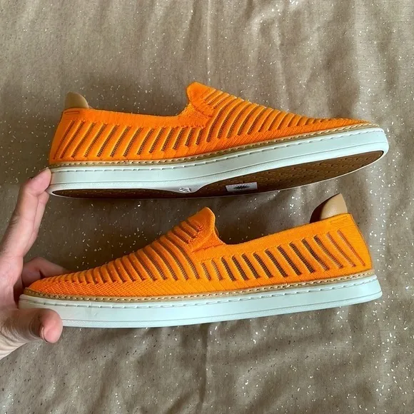 Brand New UGG Sammy Breeze Slip-On Bright Neon Orange Sneakers