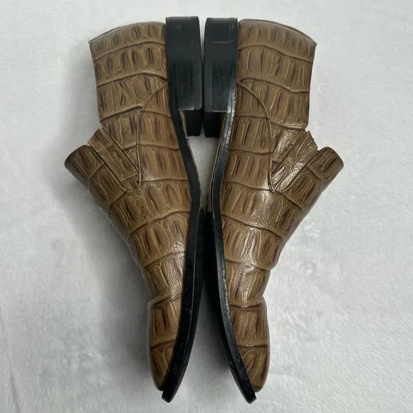 Brand Q Leather Men’s Hand Made‎ Leather Loafers Derby Shoes Size 9.5