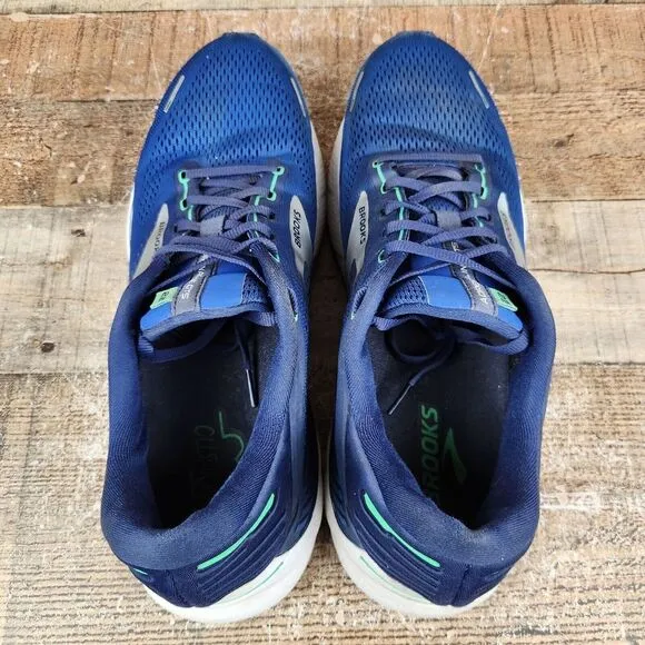 Brooks Adrenaline GTS 22 Men's Sz 12.5 D Blue Athletic Running Gym Walk Sneakers
