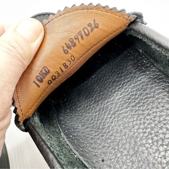Brooks Brothers x Allen Edmonds Black Leather Penny Loafers 10.5 D