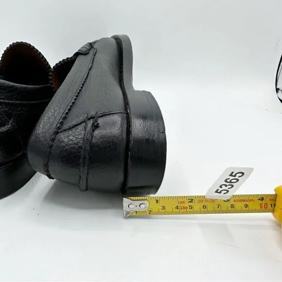 Brooks Brothers x Allen Edmonds Black Leather Penny Loafers 10.5 D