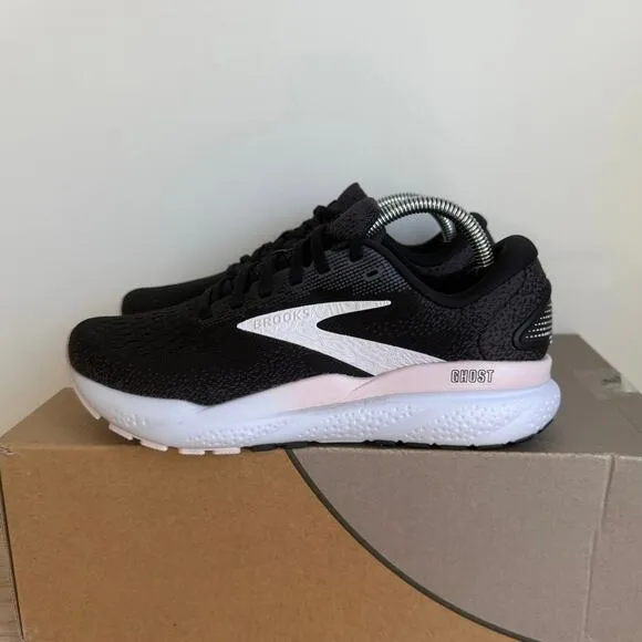 Brooks Ghost 16 ‘Black/White/Orchid Ice’ Women Running Sneakers - SZ 6