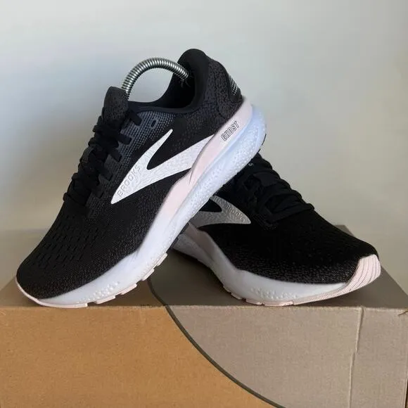 Brooks Ghost 16 ‘Black/White/Orchid Ice’ Women Running Sneakers - SZ 6