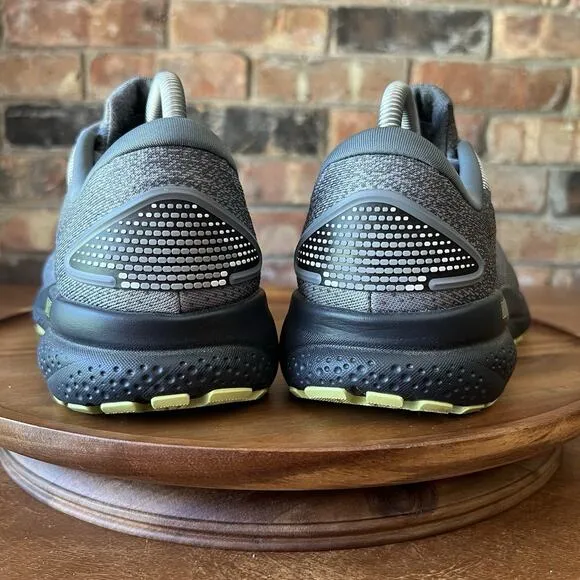 Brooks Ghost 16 Running Athletic Shoes Sneakers Gray Mens Size 8 Wide 2E
