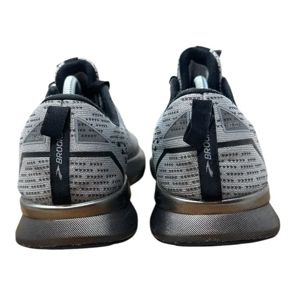 Brooks Levitate 5 Mens 10 D Shoes Gray Running Walking Gym Cushion Lace Up