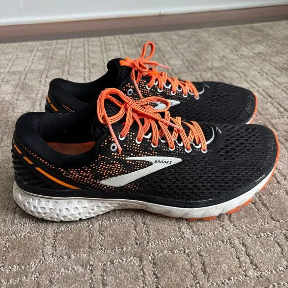 Brooks Men's Ghost 11 Running Shoes 10.5 Black 1102881D093 Run Walk Sneakers