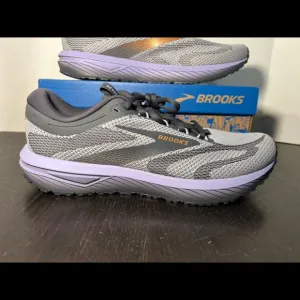 Brooks Revel 7 Running Shoes Sneakers Lavender/Black Womans Size 12