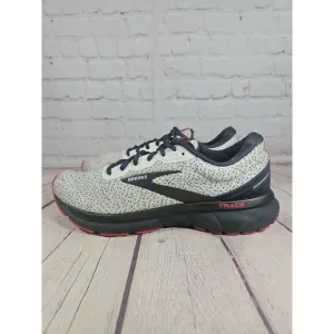 Brooks Trace 1 Womens 9 White Black Running Shoes Athletic Sneakers Gym Walk
