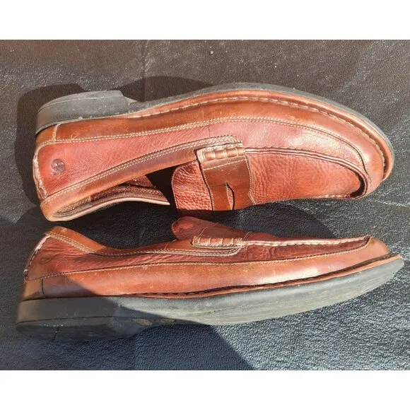 Brown Timberland Mens Leather‎ Loafers Size 11.5M