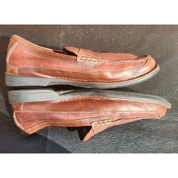 Brown Timberland Mens Leather‎ Loafers Size 11.5M