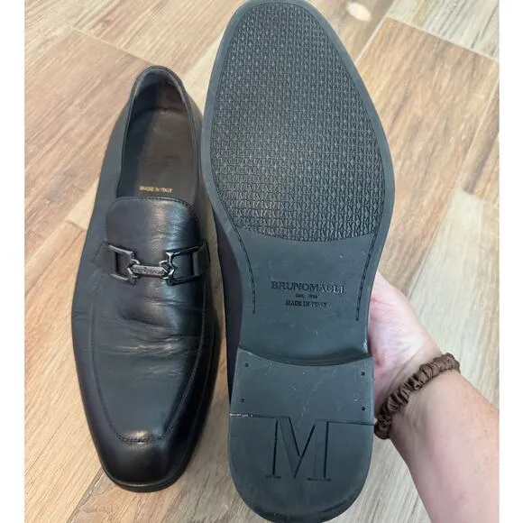 Bruno Magli Men's Raging Bit Slip On Bit Loafers In Black