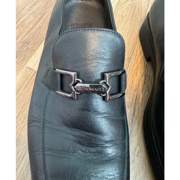 Bruno Magli Men's Raging Bit Slip On Bit Loafers In Black