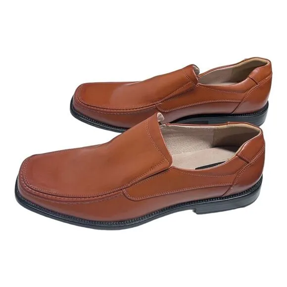 BRUNO MARC Men's  Dress Loafers Shoes, Brown - US Size 15