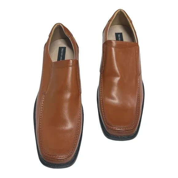 BRUNO MARC Men's  Dress Loafers Shoes, Brown - US Size 15