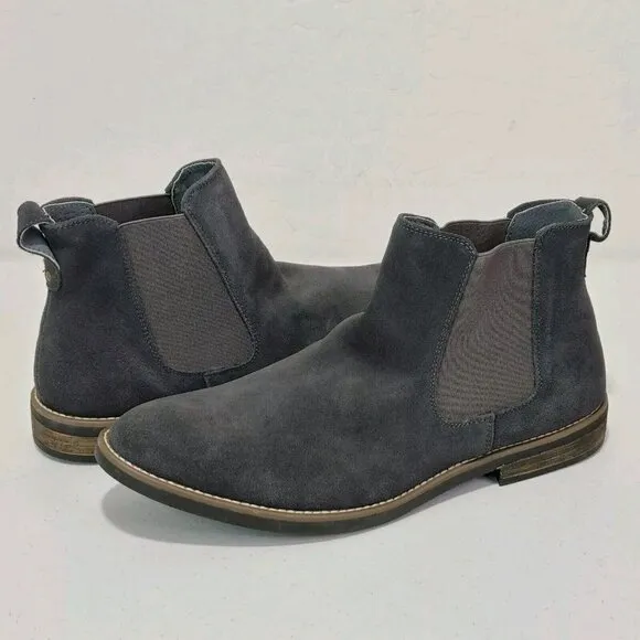 Bruno Marc New York Timeless Suede Leather Chelsea Boots Men's Size 15
