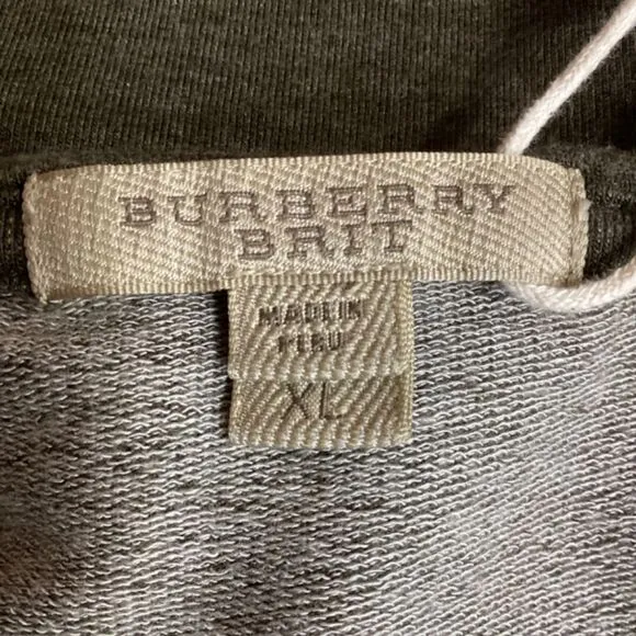 Burberry Brit Crewneck Long Sleeve T-Shirt in Olive Lyocell