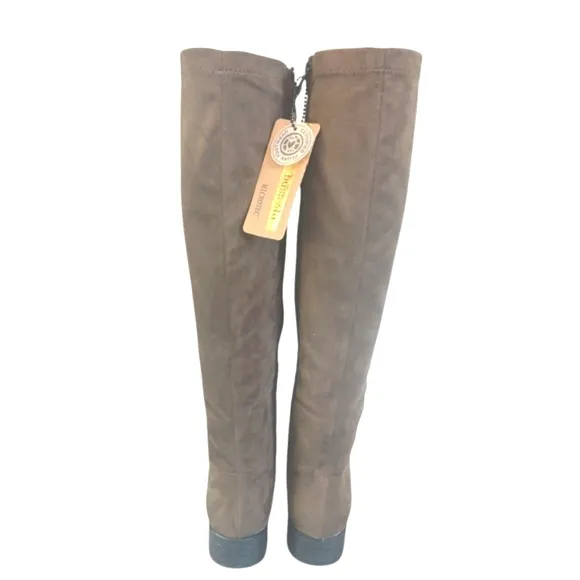 Bussola Brown Suede Knee High Boots Women's Tall Brown Boots size 6