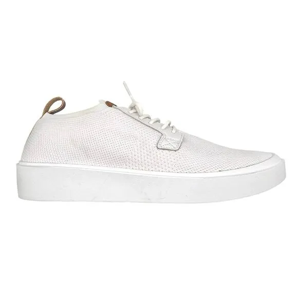 BYLT | Men | Lido Knit White Minimalist Casual Lace Sneakers | Size 12
