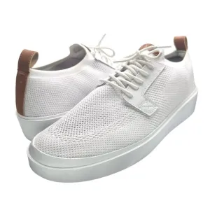 BYLT | Men | Lido Knit White Minimalist Casual Lace Sneakers | Size 12